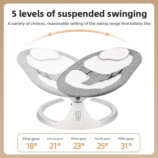 Baby rocking chair, a magic tool for soothing kids, baby sleeping lounge chair, and electric cradle for newborns