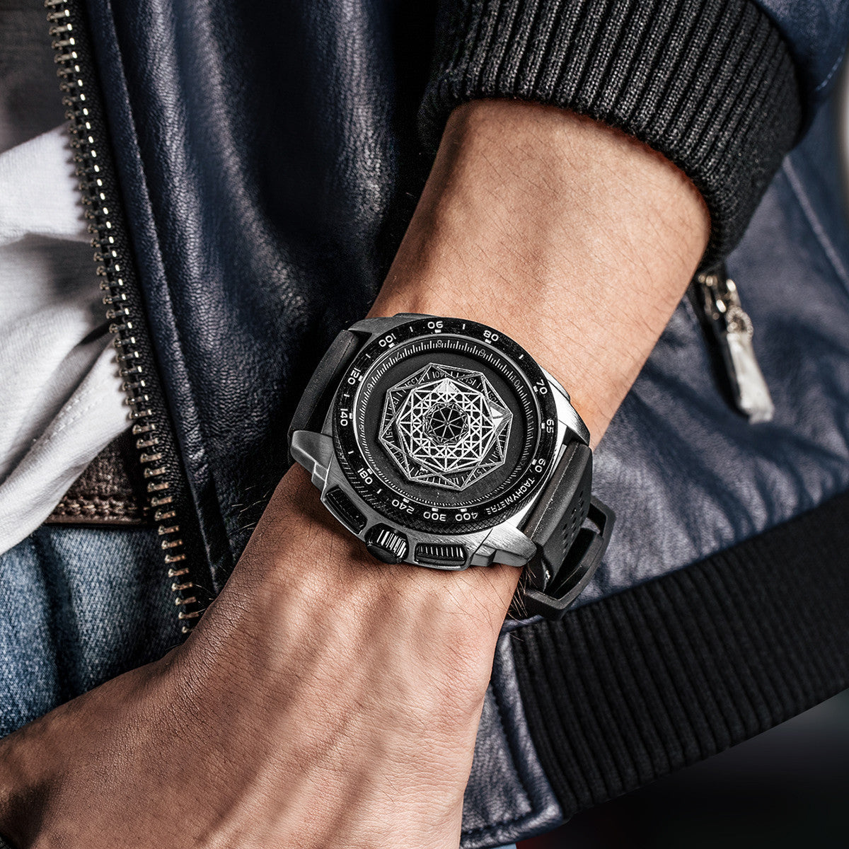 Men's Watch Sports Alloy Luminous Silicone