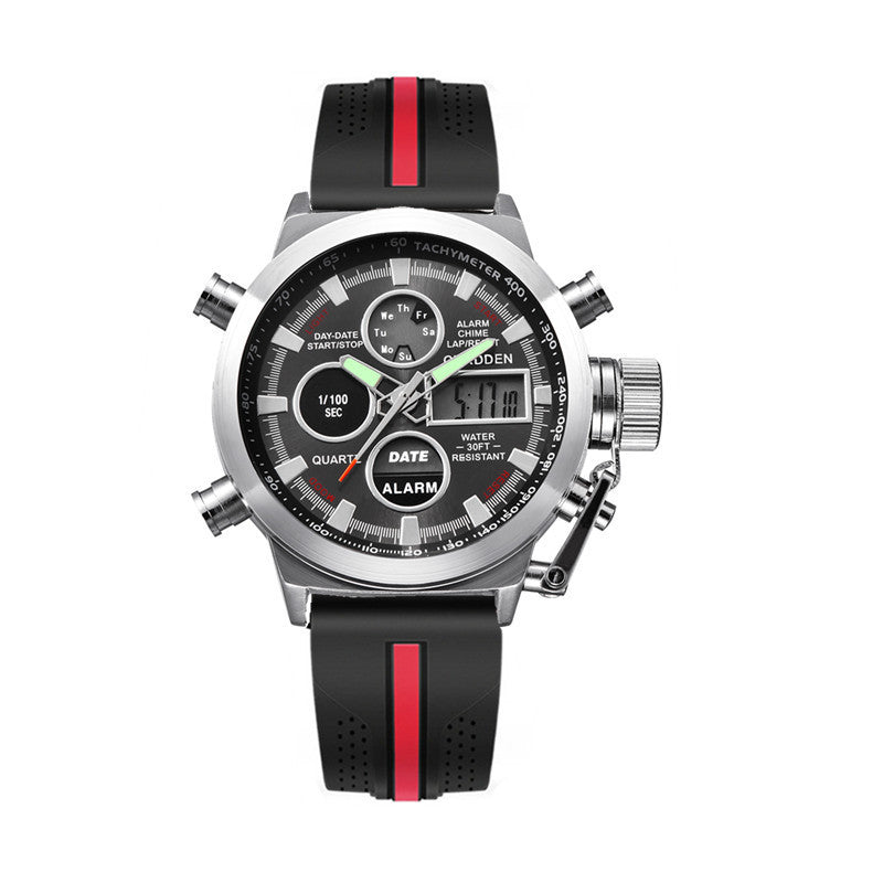 Men's Fashion Belt Multi-functional Watch