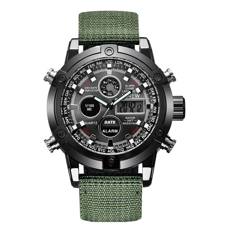 Men's Fashion Belt Multi-functional Watch