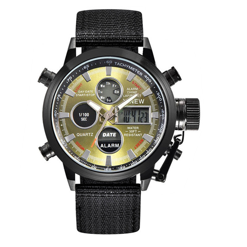 Men's Fashion Belt Multi-functional Watch