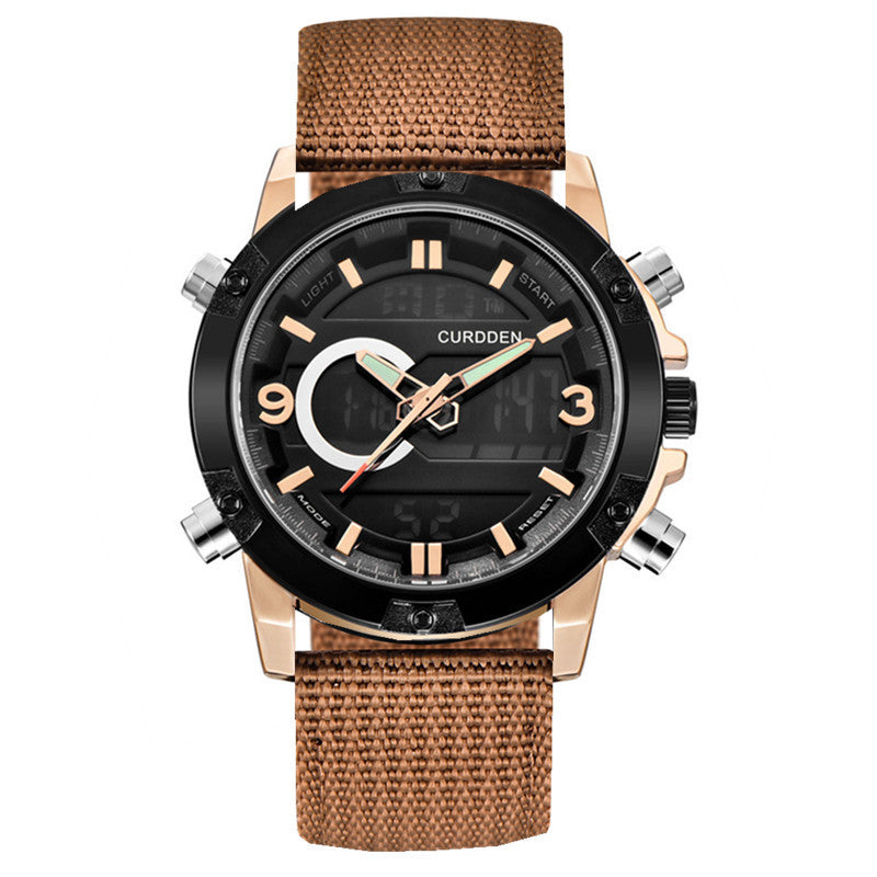 Men's Fashion Belt Multi-functional Watch