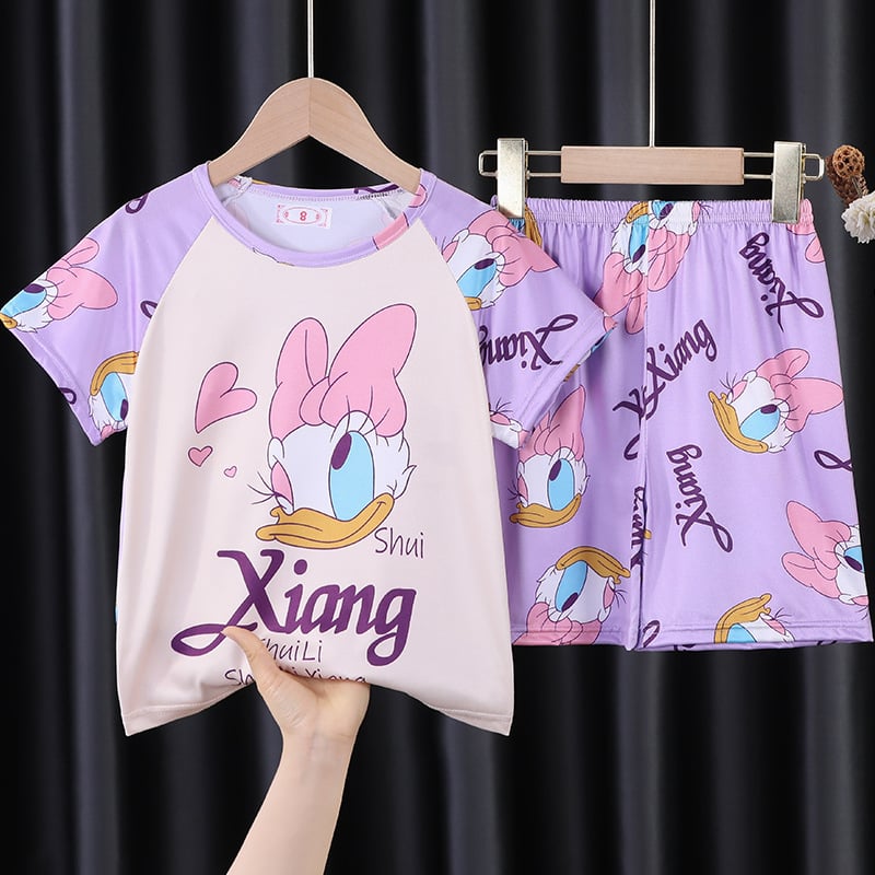 Cute cartoon girls' home clothes