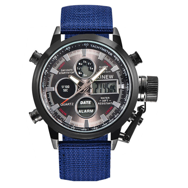 Men's Fashion Belt Multi-functional Watch