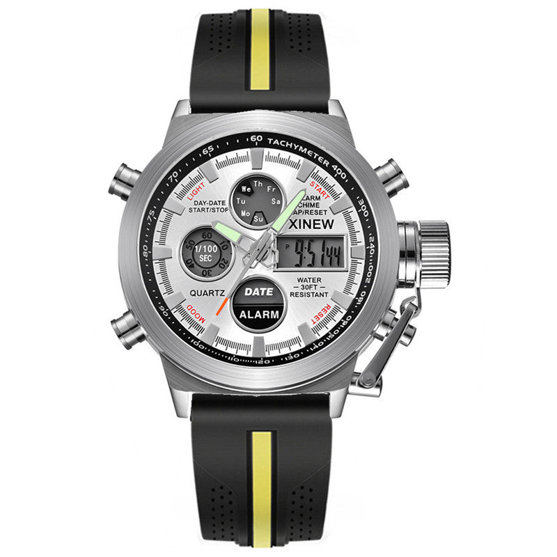 Men's Fashion Belt Multi-functional Watch