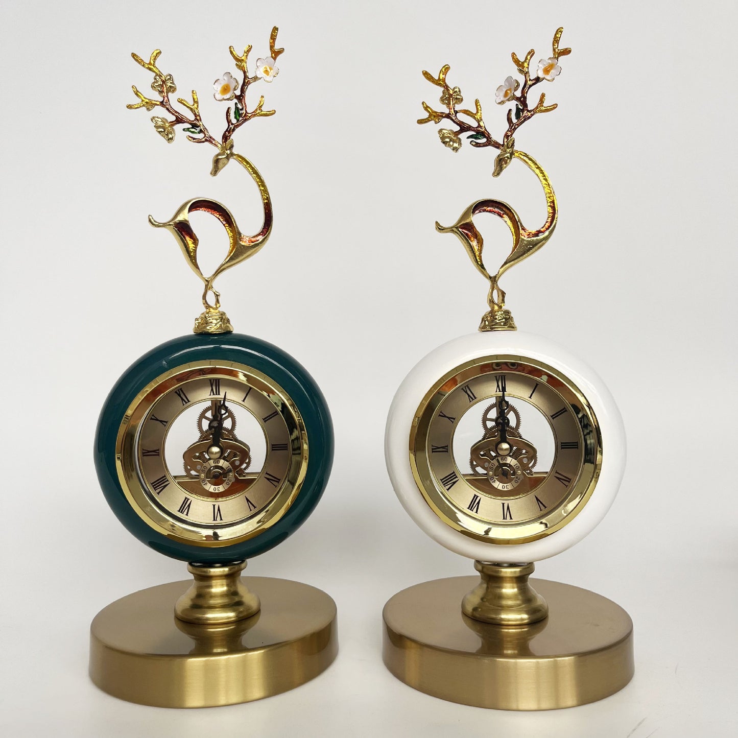 Light Luxury Table Clock Living Room Home Decoration Simple Mute