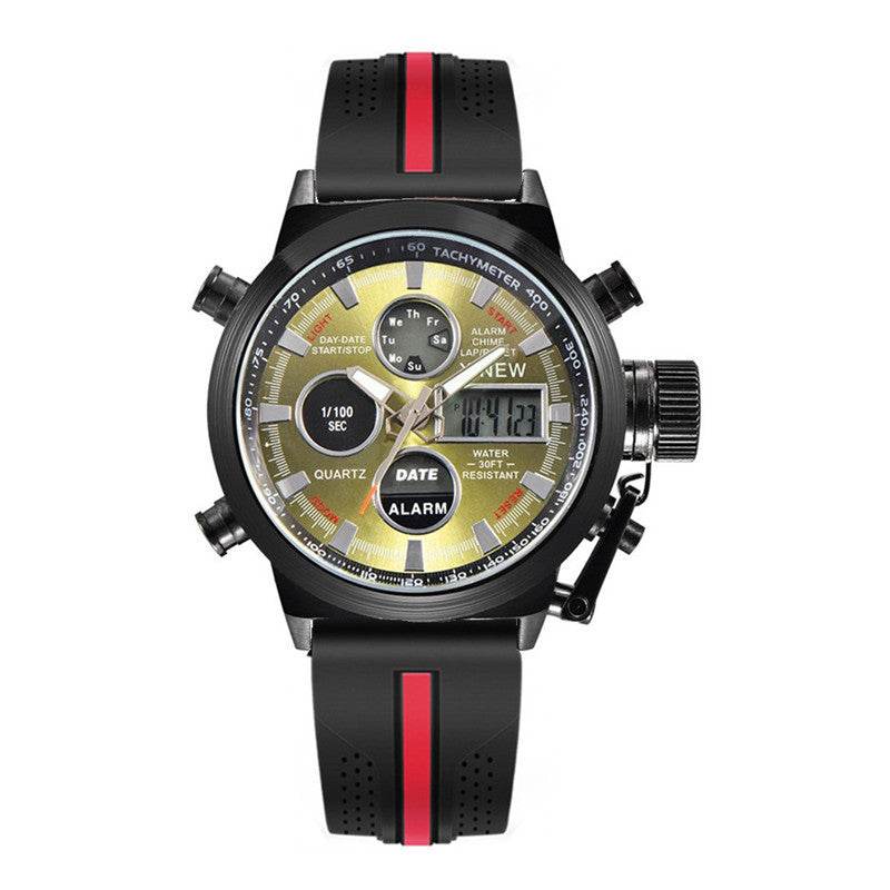 Men's Fashion Belt Multi-functional Watch