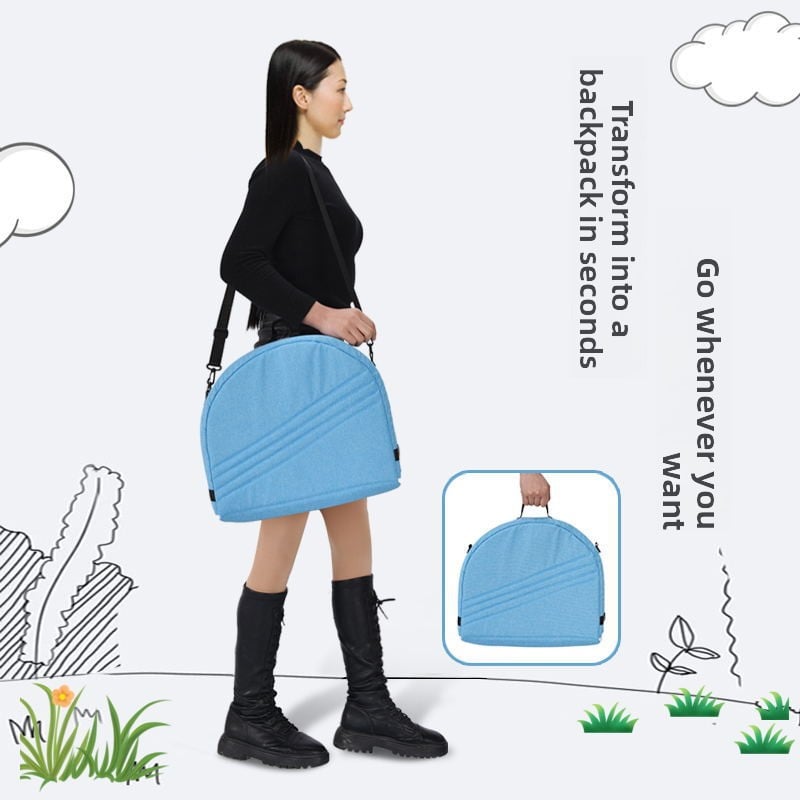 Portable folding crib