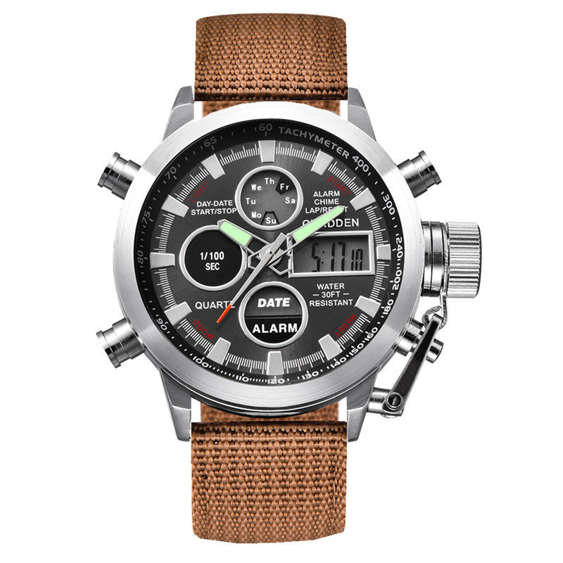 Men's Fashion Belt Multi-functional Watch