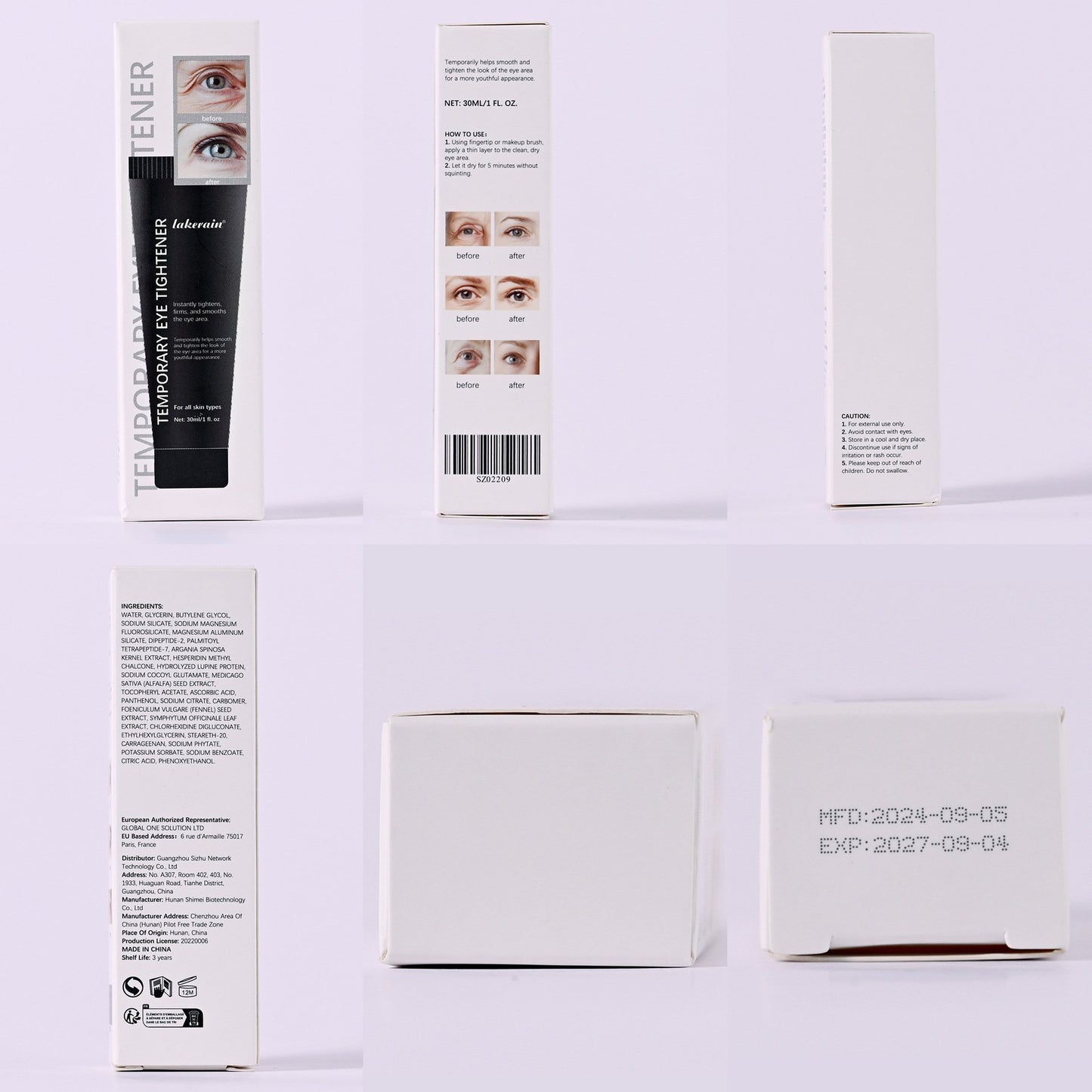 Moisturizing Instant Eye Tight Eye Cream