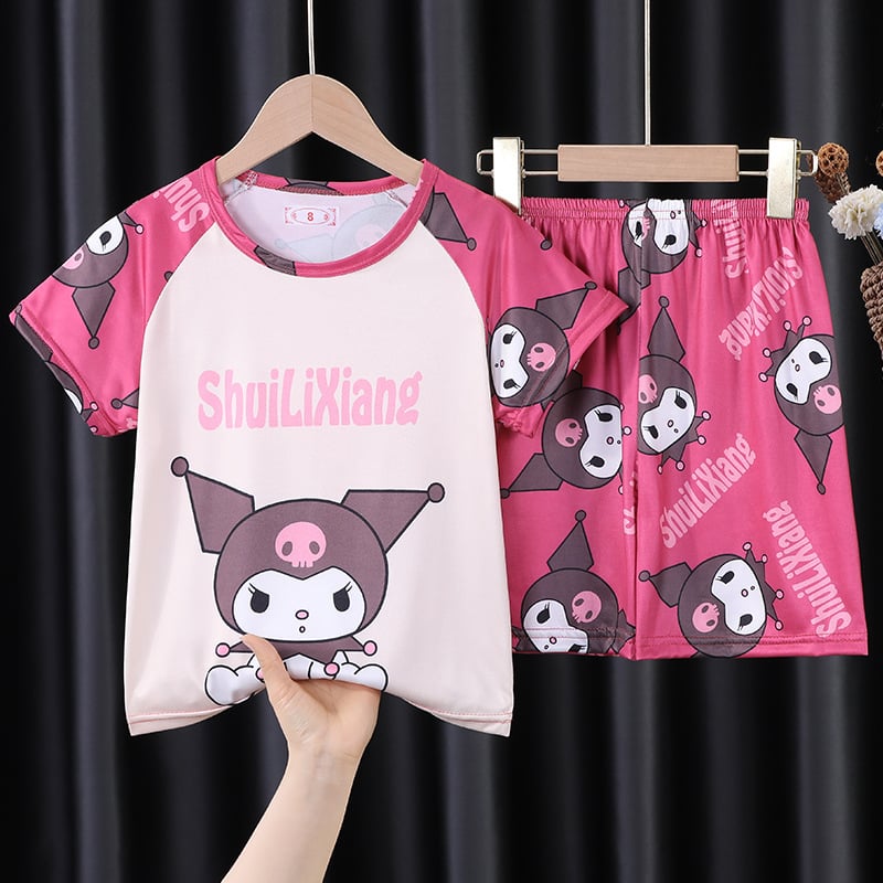 Cute cartoon girls' home clothes