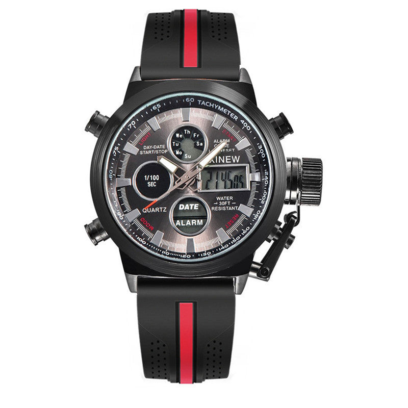 Men's Fashion Belt Multi-functional Watch